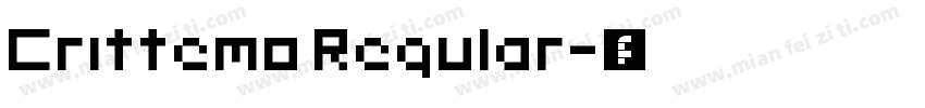 Crittemo Regular字体转换